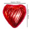 100 Hearts, Milk Chocolate Hearts Red Foil Wrapped, Luxury UK Made Chocolate-The Chocolate Factory view 3