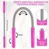 2 Pieces Spring Facial Hair Remover Manual Epilator Spring Face Hair Roller Threading Epilator Tools for Face Hair Removing Supply view 2