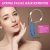 2 Pieces Spring Facial Hair Remover Manual Epilator Spring Face Hair Roller Threading Epilator Tools for Face Hair Removing Supply view 3