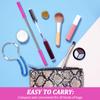 2 Pieces Spring Facial Hair Remover Manual Epilator Spring Face Hair Roller Threading Epilator Tools for Face Hair Removing Supply view 4