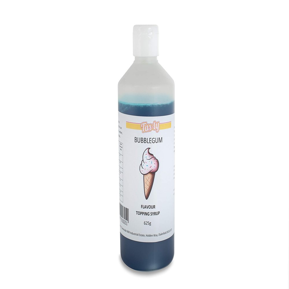 TAS-TY - BUBBLEGUM Ice Cream Topping Sauce 625g (3 in a pack)