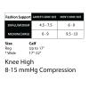 Cherokee Fashionsupport Women Knee High 8-15 mmHg Compression Sock, We Love Caregivers, Plus view 2