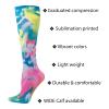 Cherokee Fashionsupport Women Knee High 8-15 mmHg Compression Sock, We Love Caregivers, Plus view 4