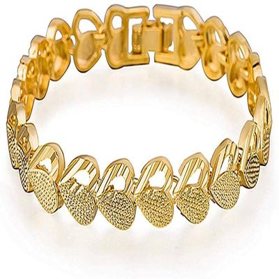 Bracelet Jewelry Ladies Bracelet Gold-Plated Heart Bracelet