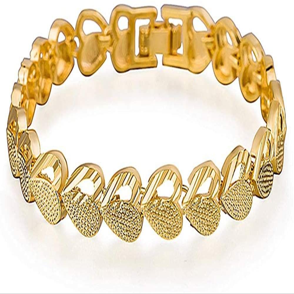 Bracelet Jewelry Ladies Bracelet Gold-Plated Heart Bracelet
