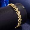 Bracelet Jewelry Ladies Bracelet Gold-Plated Heart Bracelet view 3