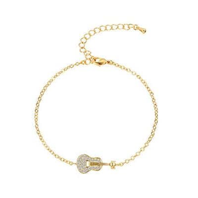 Bracelet Jewelry Women S Adjustable Bracelet Sparkling Zircon Violin Bracelet