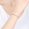 Bracelet Jewelry Women S Silver-Plated Crystal Bracelet Diamond-Shaped Zircon Heart Bracelet view 3