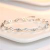 Bracelet Jewelry Women S Bracelet Silver Diamond Love Bracelet With Zircon view 2