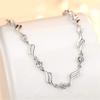 Bracelet Jewelry Women S Bracelet Silver Diamond Love Bracelet With Zircon view 3