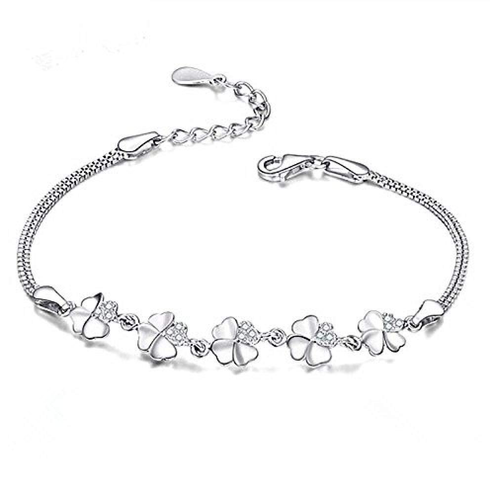 Bracelet Jewelry Ladies Bracelet Clover Inlaid Crystal Bracelet