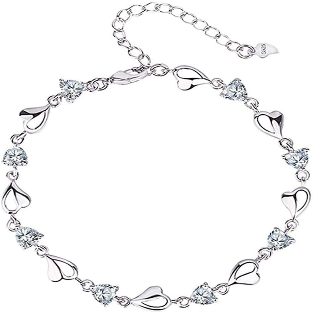 Bracelet Jewelry Women S Bracelet Crystal Zircon Heart Bracelet