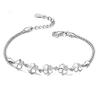 Bracelet Jewelry Ladies Bracelet Clover Inlaid Crystal Bracelet view 1