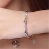Bracelet Jewelry Women S Silver-Plated Bracelet Zircon Bracelet With Dolphin Bay Lovers view 4