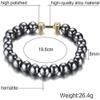 Bracelet Jewelry Men S Bracelet Black Magnet Single Row Bracelet view 3