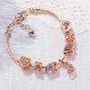 Bracelet Jewelry Women S Bracelet Heart-To-Heart Bracelet With Diamond Beaded Bracelet view 2