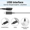 12V USB Charger Cable Power Cord for Braun Series 1,3,5,7,9 Electric Razor Shaver 3020S,3080S,760CC,790CC,340s,190s,5190cc,5210,9095cc view 2