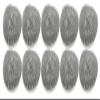Stainless Steel Wool Brush - Pack of 10 - Wire Metal Sponge for Dish Scouring Scrubber Pads view 1