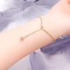 Bracelet Jewelry Women S Bracelet Natural Crystal Strawberry Crystal Gray Moonlight Bracelet Elastic Rope Hollow Five-Pointed Star Simple Bracelet view 4