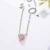 Bracelet Jewelry Ladies Bracelet Cute Creative Peach Blossom Strawberry Crystal Cat Bracelet Student Girlfriend Hand Jewelry Gift view 4