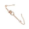 Bracelet Jewelry Women S Bracelet Double Ring Love Double-Layer Bracelet True Gold-Plated Color-Preserving Hypoallergenic Jewelry view 1