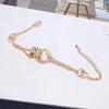 Bracelet Jewelry Women S Bracelet Double Ring Love Double-Layer Bracelet True Gold-Plated Color-Preserving Hypoallergenic Jewelry view 2