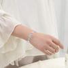 Bracelet Jewelry Women S Bracelet Korean Imitation Silver-Plated Couple Cherry Blossom Creative Opening Bracelet Vintage Literary Bracelet Bracelet view 3
