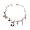 Bracelet Jewelry Ladies Bracelet Starry Sky Moon Cat Star Pearl Bow Bracelet view 1
