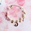 Bracelet Jewelry Ladies Bracelet Starry Sky Moon Cat Star Pearl Bow Bracelet view 2