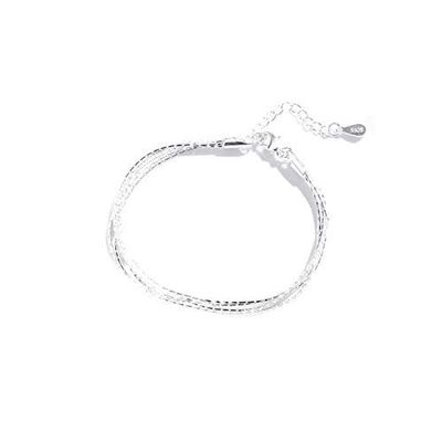 Bracelet Jewelry Multi-Layer Thin Circle Ladies Bracelet Versatile Five-Layer Silver Thin Line Jewelry Simple And Sweet Jewelry