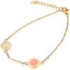 Bracelet Jewelry Women S Bracelet Small Double Round Diamond Bracelet 18K Gold Titanium Steel Bracelet Stainless Steel Accessories view 1