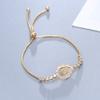 Bracelet Jewelry Women S Bracelet Stylish Simple And Versatile Diamond-Set Bracelet Water Drop Gold-Plated Bracelet view 2