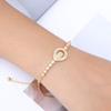 Bracelet Jewelry Women S Bracelet Stylish Simple And Versatile Diamond-Set Bracelet Water Drop Gold-Plated Bracelet view 3