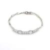 Bracelet Jewelry Women S Bracelet White Gold Crystal Bracelet With Bamboo Buckle Delicate Jewelry With Diamonds view 1