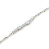 Bracelet Jewelry Women S Bracelet White Gold Crystal Bracelet With Bamboo Buckle Delicate Jewelry With Diamonds view 2