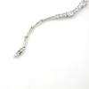 Bracelet Jewelry Women S Bracelet White Gold Crystal Bracelet With Bamboo Buckle Delicate Jewelry With Diamonds view 3