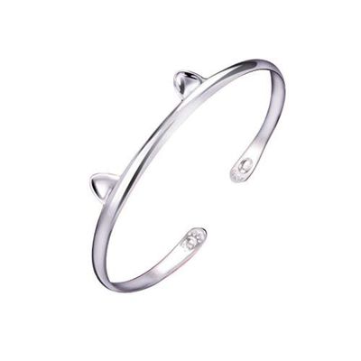 Bracelet Jewelry Women S Bracelet Original Small Fresh Literary Cat Ear Bracelets Simple Chinchilla Open Bracelet