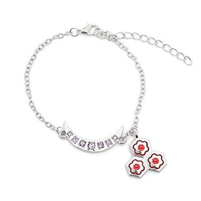 Bracelet Jewelry Women S Bracelet Korean Version Of The Wild Diamond Moon Bracelet Creative Hexagonal Plum Bracelet