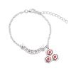 Bracelet Jewelry Women S Bracelet Korean Version Of The Wild Diamond Moon Bracelet Creative Hexagonal Plum Bracelet view 1