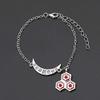 Bracelet Jewelry Women S Bracelet Korean Version Of The Wild Diamond Moon Bracelet Creative Hexagonal Plum Bracelet view 3