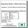 Jaiccha Ghasitaram Rakhi Gifts for Brothers Rakhi Sweets - Mango Bites 400 GMS in White Paper Pouch with Pearl Beads Rakhi view 2