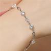 Bracelet Jewelry Women S Silver-Plated Crystal Zircon Bracelet Diamond Flower Diamond Bracelet view 4