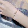 Bracelet Jewelry Women S Micro-Set Zircon Adjustable Bracelet Small Rectangular Bracelet view 2