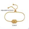 Bracelet Jewelry Women S Bracelet Round Hollow Micro-Set Zircon Pull Bracelet view 3