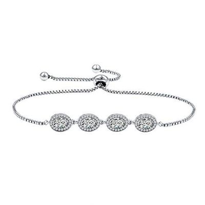 Bracelet Jewelry Women S Bracelet Personality Oval Zircon Bracelet