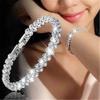 Bracelet Jewelry Women S Crystal Bracelet Imitation Silver Aaa Zircon Bracelet view 2