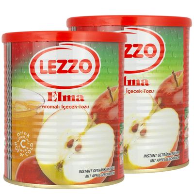 Lezzo Apple Flavor Instant Drink Powder, 2 Pack (700 grams)