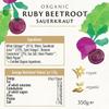 Biona Demeter Organic Sauerkraut Ruby Red 350g - Pack of 6 view 2