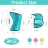 AUEAR, 3 Pack Toothbrush Head Covers with Suction Cup Anti Dust Wall Mirror Toothbrushes Holder Protective Case for Bathroom Home Travel Outdoor & Camping view 2