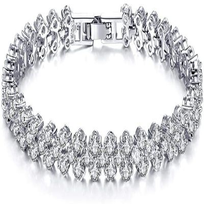 Bracelet Jewelry Ladies Crystal Bracelet Diy White Gold Roman Bracelet